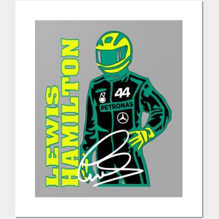 #44 Lewis Driver Fan Posters and Art